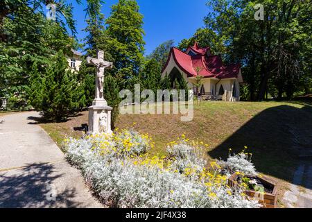 Korhazkapolna (Krankenhauskapelle), erbaut 1992, Sopron, Ungarn Stockfoto