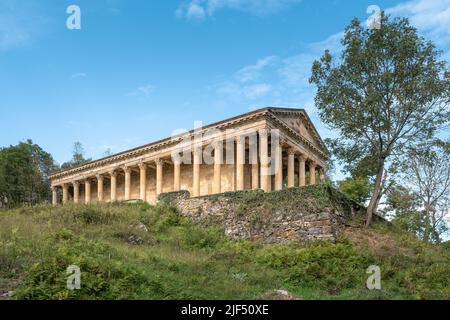 Kirche des heiligen Georg, Las Fraguas in Kantabrien, Spanien Stockfoto