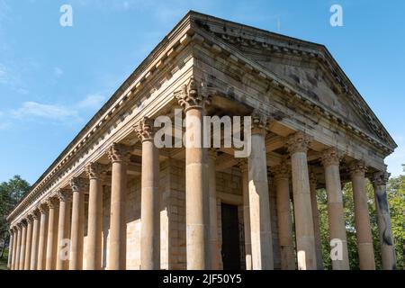 Kirche des heiligen Georg, Las Fraguas in Kantabrien, Spanien Stockfoto