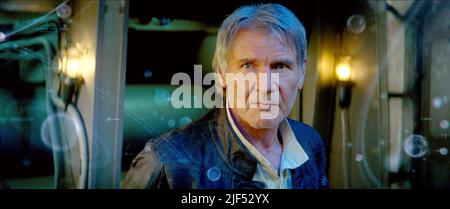 HARRISON Ford, Star Wars: Episode VII - Die weckt, 2015 KRAFT Stockfoto