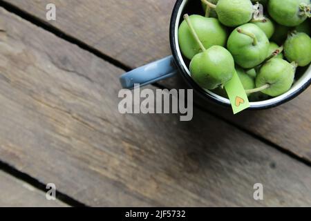 Hintergrund der Speisen. Gesundes veganes Lebensmittelkonzept Stockfoto