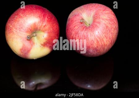 Apple Reflection Stockfoto