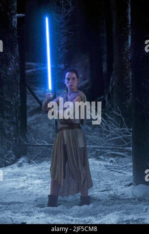 DAISY RIDLEY, Star Wars: Episode VII - Die weckt, 2015 KRAFT Stockfoto