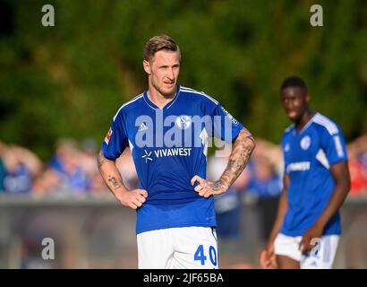 Marl, Deutschland. 29/06/2022, Sebastian POLTER (GE) Fußball-Testspiel VfB Huels - FC Schalke 04 (GE) 0:14, am 29.. Juni 2022 in Marl/Deutschland. #Die DFL-Vorschriften verbieten die Verwendung von Fotos als Bildsequenzen und/oder quasi-Video # Â Stockfoto