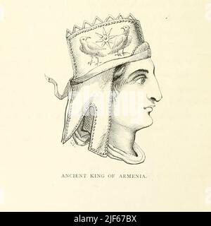 Der alte König von Armenien aus dem Buch die Krim und Transkaukasien; als Erzählung einer Reise im Kouban, in Gouria, Georgien, Armenien, Ossety, Imeritia, Swannety, and Mingrelia, and in the Tauric Range von John Buchan Telfer, Erscheinungsdatum 1876 Herausgeber/Verlag London : H.S. King & Co Stockfoto