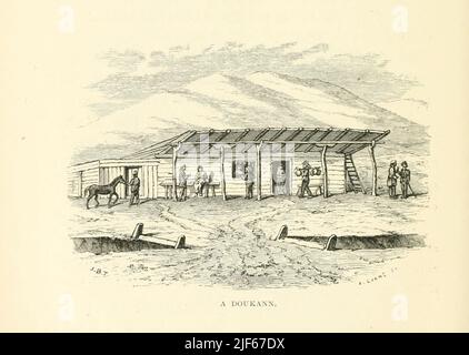 Ein Doukann aus dem Buch die Krim und Transkaukasien; die Erzählung einer Reise im Kouban, in Gouria, Georgien, Armenien, Ossety, Imeritia, Swannety, and Mingrelia, and in the Tauric Range von John Buchan Telfer, Erscheinungsdatum 1876 Herausgeber/Verlag London : H.S. King & Co Stockfoto