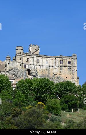 Château du Barroux, Le Barroux, Vaucluse Provence Frankreich Stockfoto