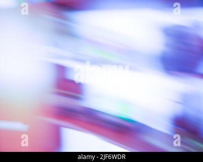 Geschichte selbst Entwicklung verwischen Hintergrund mit Bokeh. Abstrakt Blur Museum Innenraum. Stockfoto