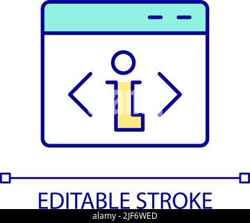 Schreiben Sie den Programmiercode RGB-Farbsymbol Stock Vektor