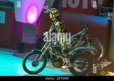 Trial Bike Ausstellung. Schwindel 300 Stockfoto