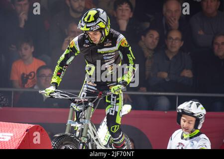 Trial Bike Ausstellung. Schwindel 300 Stockfoto