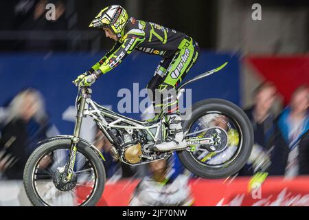 Trial Bike Ausstellung. Schwindel 300 Stockfoto