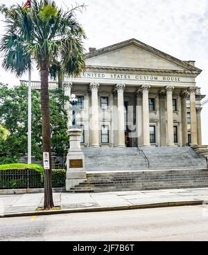 Historisches Custom House in Charleston, South Caroline. Stockfoto