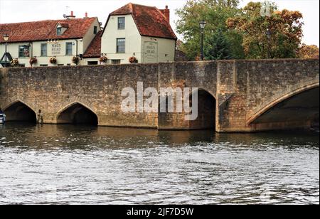 Nags Head on Abingdon Bridge Stockfoto