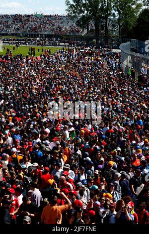 Montreal, Kanada. 19.. Juni 2022. Fans, F1 Grand Prix of Canada auf dem Circuit Gilles-Villeneuve am 19. Juni 2022 in Montreal, Kanada. (Foto von HIGH TWO) Quelle: dpa/Alamy Live News Stockfoto