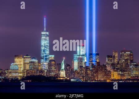 September 11 Tribute New York City - Toby Harriman Photography Stockfoto