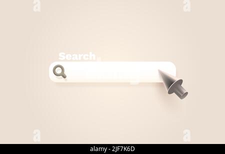 Webbanner durchsuchen, Netzwerk durchsuchen, Menü „Frame-Adresse“. Vektorgrafik Stock Vektor