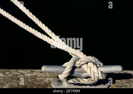 Seil und Keil Stockfoto