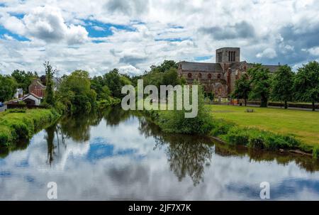 St. Mary's Parish Church in Haddington, East Lothian, Schottland Stockfoto