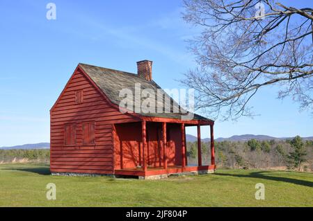 John Neilson Bauernhaus in Saratoga National Historical Park, Saratoga County, Upstate New York NY, USA. Dies ist der Ort der Schlachten von Saratoga in Stockfoto