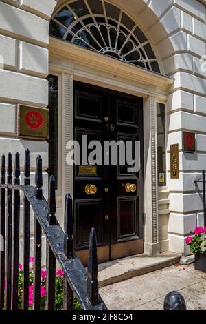 Hong Kong Economic and Trade Office London, 18 Bedford Square Bloomsbury London. Stockfoto