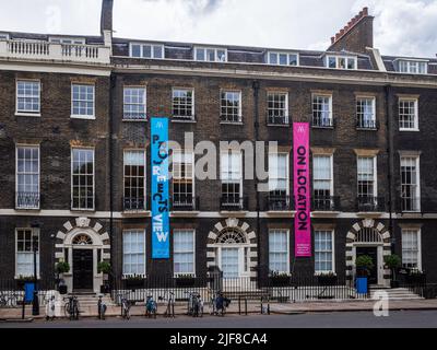 Die Architectural Association School of Architecture Bedford Square Bloomsbury London - AA ist die älteste unabhängige Schule für Architektur in Großbritannien. Stockfoto