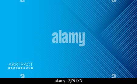 Blauer Hintergrund mit diagonalen Linien Design. EPS10 Vektor Stock Vektor