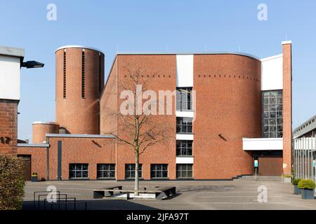 Katholische Kirche St. Ludgerus, Architekt Hans Schilling, Herten, Ruhrgebiet, Nordrhein-Westfalen, Deutschland Stockfoto