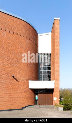 Katholische Kirche St. Ludgerus, Architekt Hans Schilling, Herten, Ruhrgebiet, Nordrhein-Westfalen, Deutschland Stockfoto