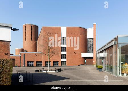 Katholische Kirche St. Ludgerus, Architekt Hans Schilling, Herten, Ruhrgebiet, Nordrhein-Westfalen, Deutschland Stockfoto
