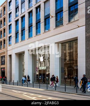 Apple Store, Rosenthaler Straße, Hackesche Höfe, Berlin, Deutschland Stockfoto