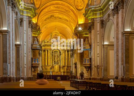 Metropopolitan Cathedral Mayo, Interior, Buenos Aires, Argentinien Stockfoto