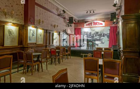 Tortoni, ältestes Café, innen, Buenos Aires, Argentinien Stockfoto