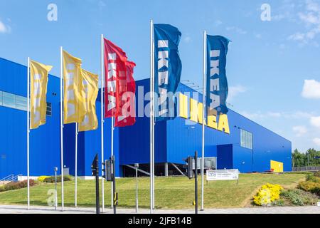 IKEA Sheffield, Sheffield Road, Tinsley, Sheffield, South Yorkshire, England, Vereinigtes Königreich Stockfoto