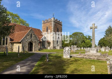 St. John the Baptist Church, Boldre, New Forest, Lymington Hampshire England Stockfoto