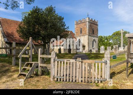 St. John the Baptist Church, Boldre, New Forest, Lymington Hampshire England Stockfoto