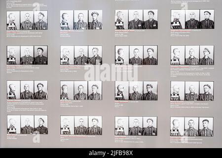 Polen, Schlesien, Oswiecim, von der UNESCO zum Weltkulturerbe erklärt, Konzentrationslager Auschwitz Stockfoto