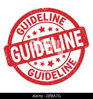 LEITTEXT auf rotem grungy Stempelschild geschrieben. Stockfoto