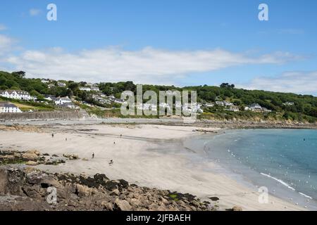 Ebbe bei Coverack auf der Lizard Peninsula cornwall UK Stockfoto