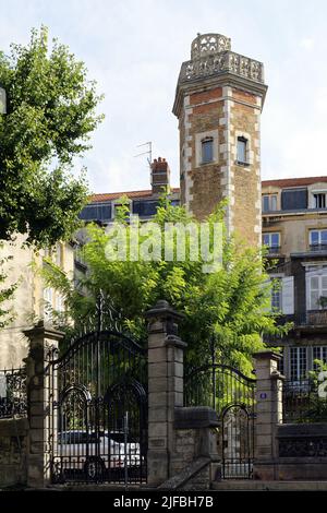 Frankreich, Saone et Loire, Chalon sur Saone, Oratory Street Stockfoto