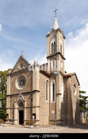 Heiligtum und Einsiedelei von Montepaolo, Dovadola, Italien Stockfoto