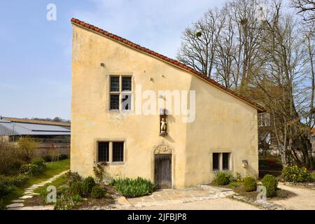 Frankreich, Vogesen, Domremy la Pucelle, Geburtshaus von Jeanne d'Arc, Geburtsort von Jeanne d'Arc, erbaut im 14.. Jahrhundert Stockfoto