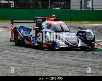 Endurance - ELMS Test Monza 2022 - 01.07.2022 22 UNITED AUTOSPORTS GBR G Oreca 07 - Gibson Philip Hanson (GBR) G Tom Gamble (GBR) G Duncan Tappy (GBR) S Stockfoto