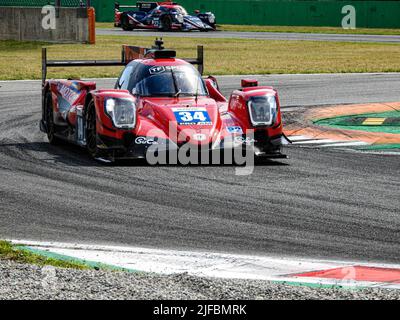 Ausdauer - ELMS Test Monza 2022 - 01.07.2022 34 RENNTEAM TÜRKEI TUR G Areca 07 - Gibson pro/AM Salih Yoluc (TUR) B Charlie Eastwood (IRL) G Jack Aitken (GBR) Stockfoto