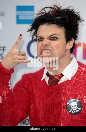 Jul 01, 2022 - London, England, UK - YUNGBLUD nimmt an der Norhoff Robbins O2 Silver Clef Awards 2022, Grosvenor House Hotel Teil Stockfoto