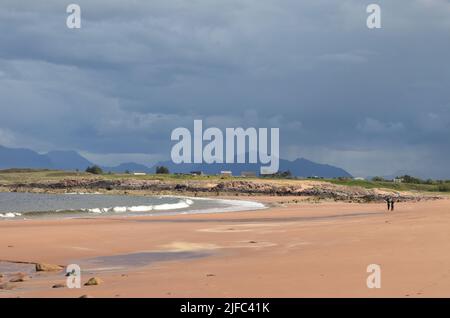 Der Strand von Firemore, in der Nähe von Poolewe, an der Westküste Schottlands Stockfoto