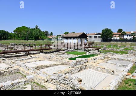 Aquileia, Italien. 19. Juni 2022. Ausgrabungen in Aquileia (FONDO CAL) Stockfoto