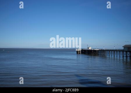 Victorian Pier Penarth South Wales Großbritannien Stockfoto