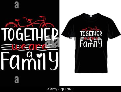 Sommer Familie Typografie Vektor T-Shirt-Design... Stock Vektor