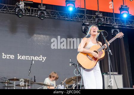 Milwaukee, USA. 30.. Juni 2022. BRE Kennedy beim Summerfest Music Festival am 30. Juni 2022 in Milwaukee, Wisconsin (Foto: Daniel DeSlover/Sipa USA) Quelle: SIPA USA/Alamy Live News Stockfoto